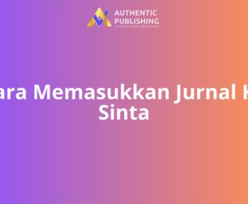 Cara Memasukkan Jurnal Ke Sinta