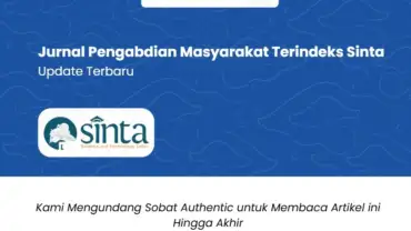 Jurnal Pengabdian Masyarakat Terindeks Sinta