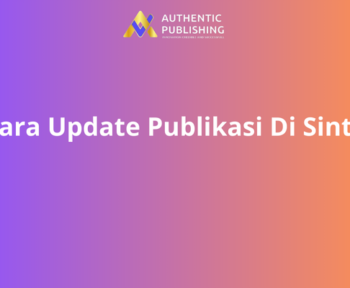 Cara Update Publikasi Di Sinta