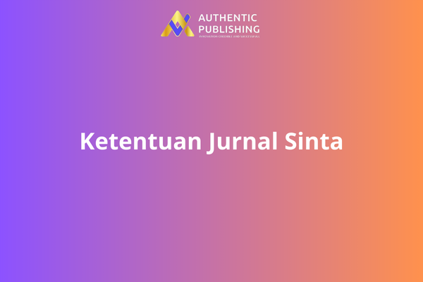 Ketentuan Jurnal Sinta