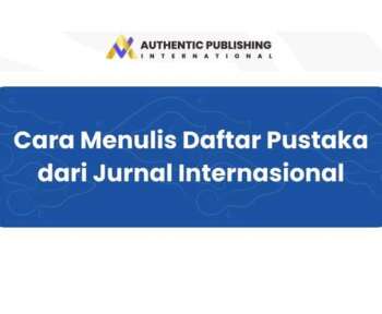 Cara Menulis Daftar Pustaka dari Jurnal Internasional