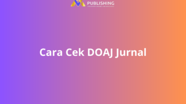 Cara Cek DOAJ Jurnal