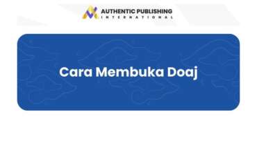 Cara Membuka Doaj