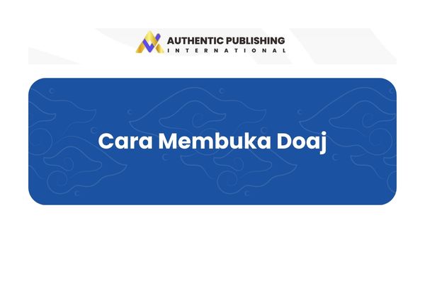 Cara Membuka Doaj