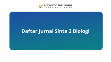 Daftar Jurnal Sinta 2 Biologi