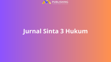 Jurnal Sinta 3 Hukum