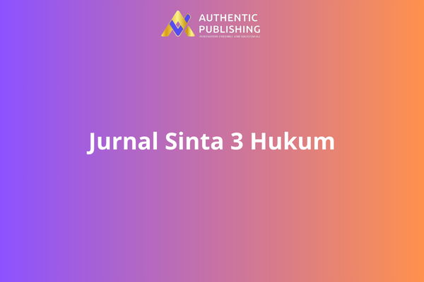 Jurnal Sinta 3 Hukum