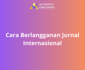 Cara Berlangganan Jurnal Internasional