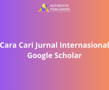 Cara Cari Jurnal Internasional Google Scholar
