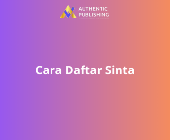 Cara Daftar Sinta