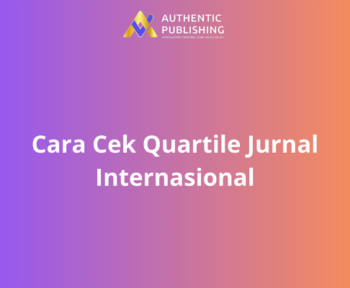 Cara Cek Quartile Jurnal Internasional