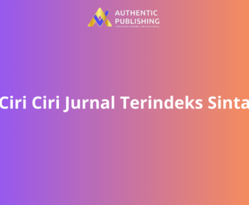 Ciri Ciri Jurnal Terindeks Sinta