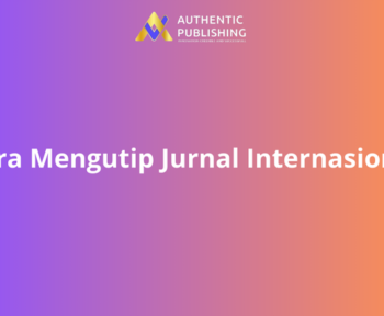 Cara Mengutip Jurnal Internasional