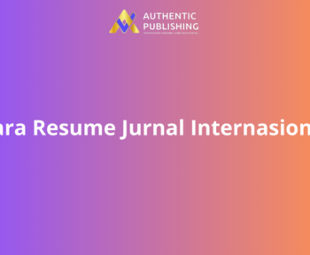 Cara Resume Jurnal Internasional