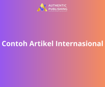Contoh Artikel Internasional