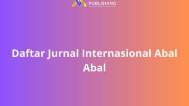 Daftar Jurnal Internasional Abal Abal