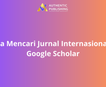 Cara Mencari Jurnal Internasional di Google Scholar