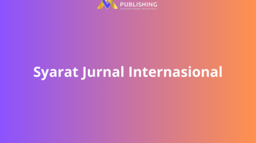 Syarat Jurnal Internasional