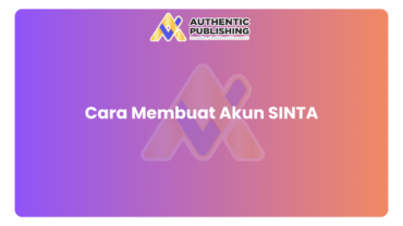 Cara Membuat Akun Sinta