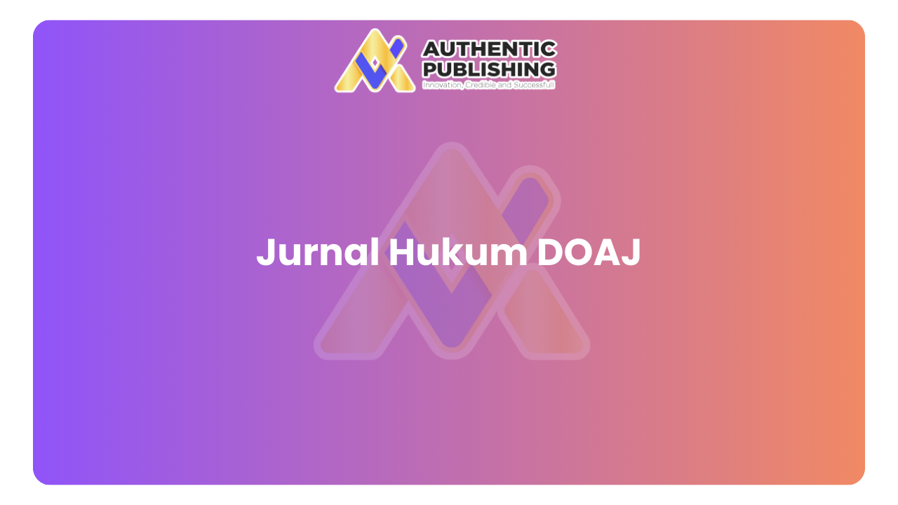Jurnal Hukum DOAJ
