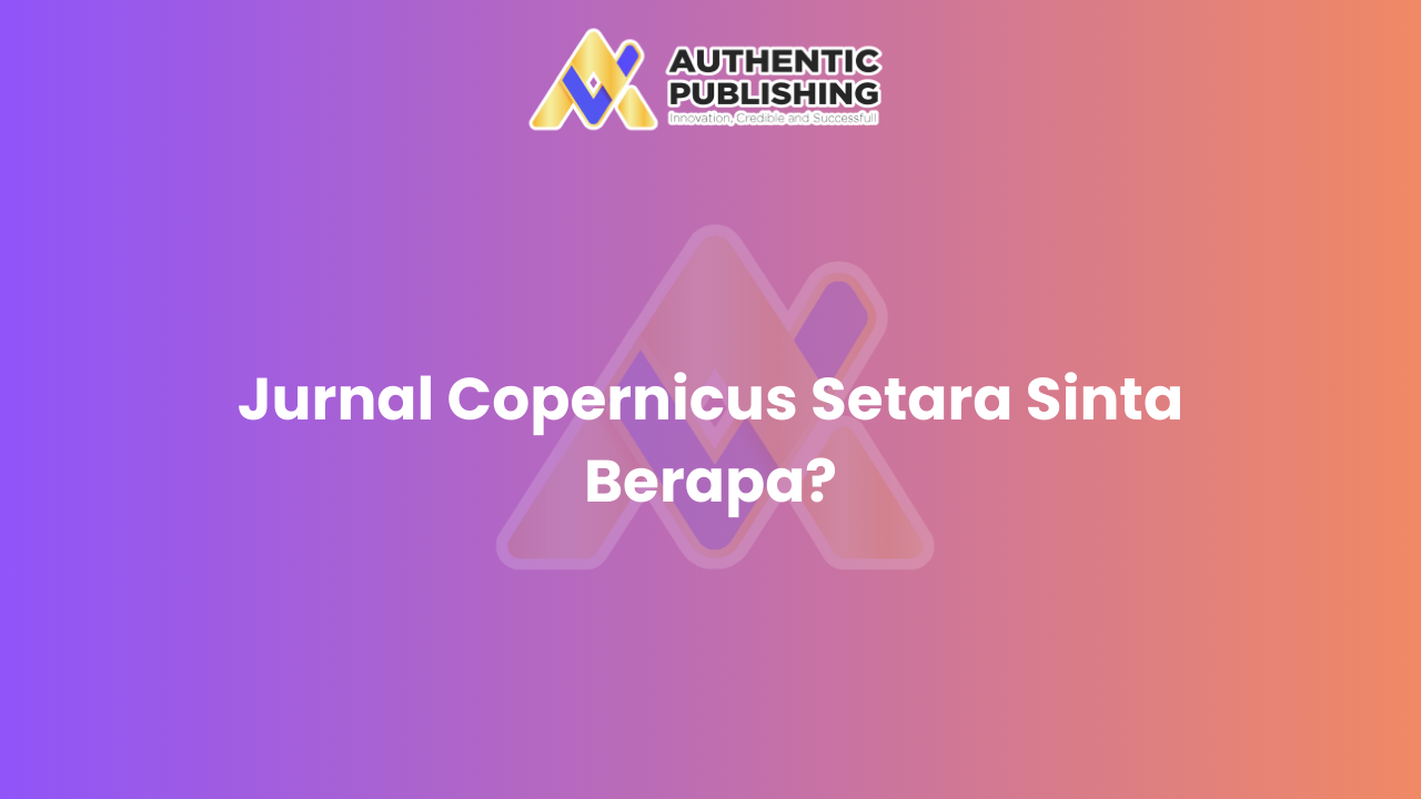 Jurnal Copernicus Setara Sinta Berapa? Temukan Jawabannya