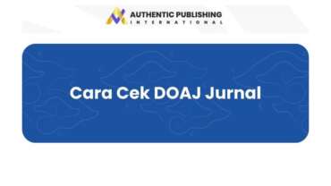 Cara Cek DOAJ Jurnal
