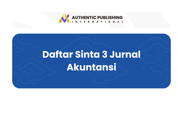 Daftar Sinta 3 Jurnal Akuntansi