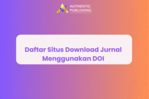 Daftar Situs Download Jurnal Menggunakan DOI