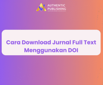 Cara Download Jurnal Full Text Menggunakan DOI