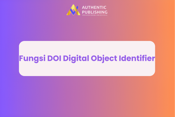 Fungsi DOI Digital Object Identifier