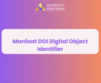 Manfaat DOI Digital Object Identifier