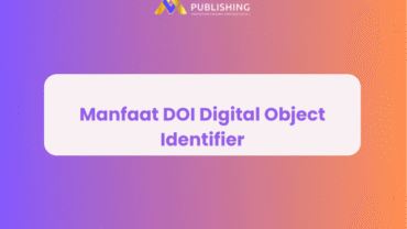 Manfaat DOI Digital Object Identifier