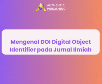 Mengenal DOI Digital Object Identifier pada Jurnal Ilmiah