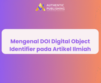 Mengenal DOI Digital Object Identifier pada Artikel Ilmiah