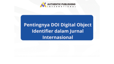Pentingnya DOI Digital Object Identifier dalam Jurnal Internasional