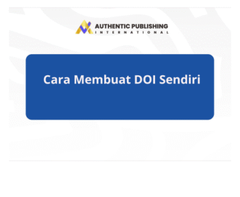Cara Membuat DOI Sendiri