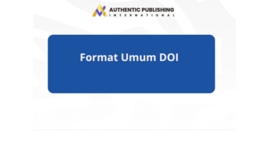 Format Umum DOI