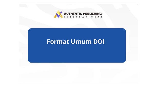 Format Umum DOI