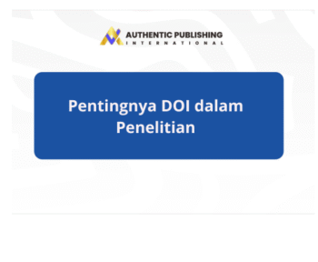 Pentingnya DOI dalam Penelitian