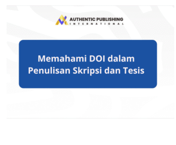 Memahami DOI dalam Penulisan Skripsi dan Tesis