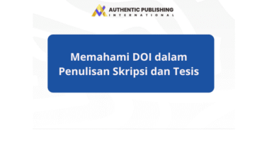 Memahami DOI dalam Penulisan Skripsi dan Tesis