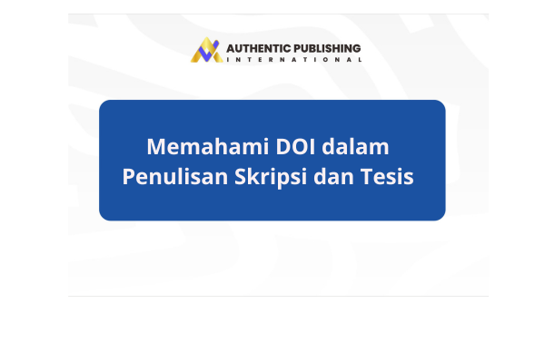 Memahami DOI dalam Penulisan Skripsi dan Tesis