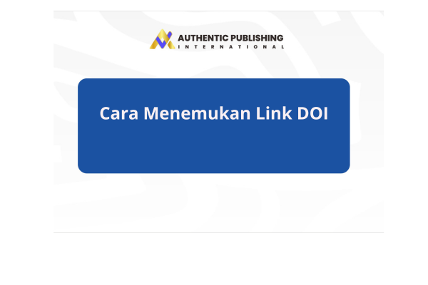 Cara Menemukan Link DOI