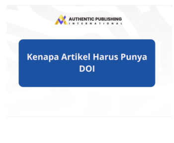 Kenapa Artikel Harus Punya DOI