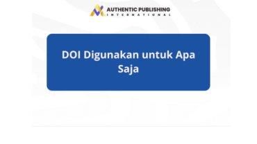 DOI Digunakan untuk Apa Saja