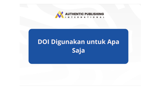 DOI Digunakan untuk Apa Saja