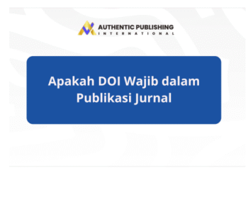 Apakah DOI Wajib dalam Publikasi Jurnal