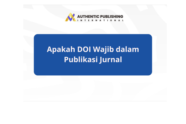 Apakah DOI Wajib dalam Publikasi Jurnal