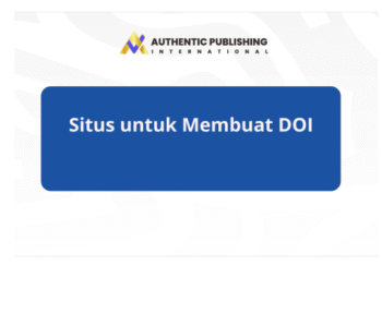 Situs untuk Membuat DOI