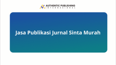 Jasa Publikasi Jurnal Sinta Murah